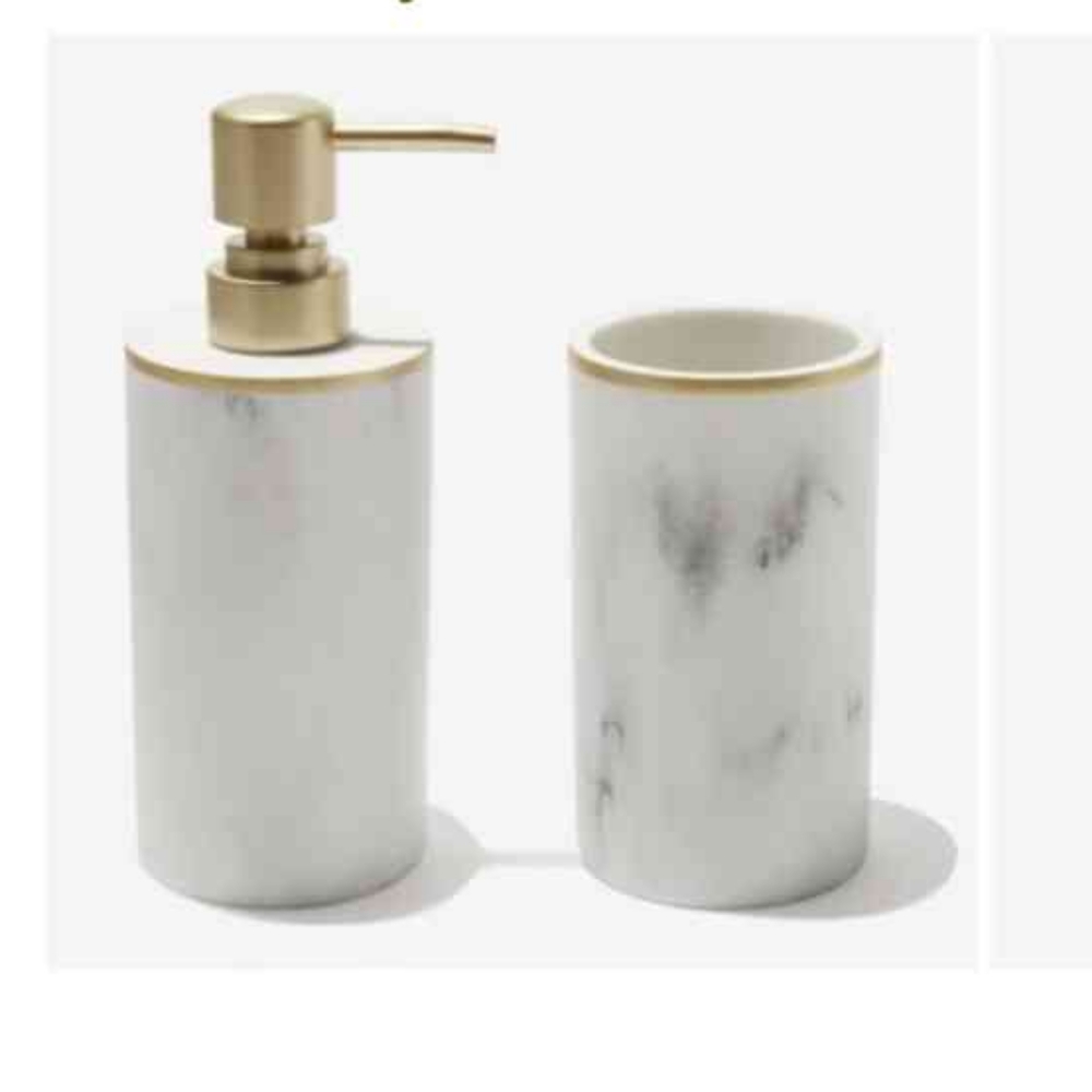 NIB Sunday Citizen Resin Bath Set